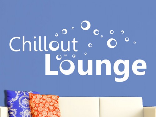 Wandtattoo Chillout Lounge Retro