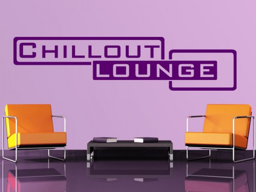 Wandtattoo Chillout Lounge