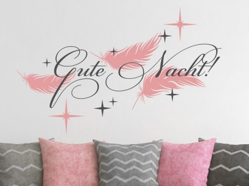 Wandtattoos fürs schlafzimmer wandtattoo sprüche über dem bett