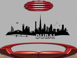 Wandtattoo Skyline Dubai