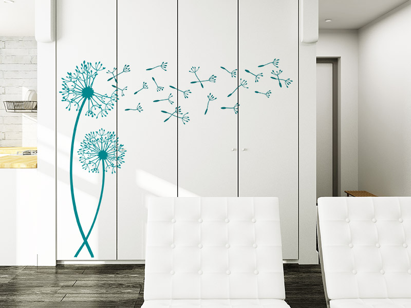 Ausgefallene ideen wandtattoos für fenster, türen und möbel Möbel bekleben originell