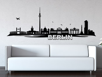 Wandtattoo Skyline von Berlin
