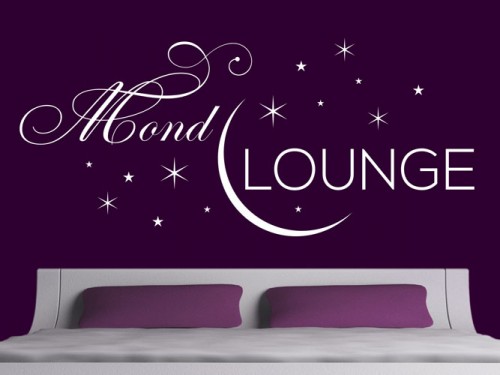 Wandtattoo Mond Lounge