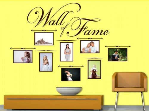 Wandtattoo Wall of Fame