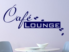 Wandtattoo Café Lounge im Retrolook