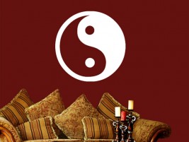 Wandtattoo Chinesisches Zeichen Yin &Yang