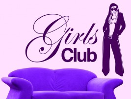 Wandtattoo Girls Club 