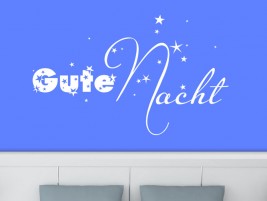 Wandtattoo Zauberhafte Gute Nacht